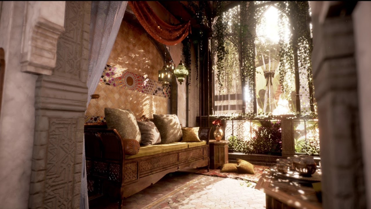 Riad Marrakech Morocco Sound of a Fountain ASMR Ambience