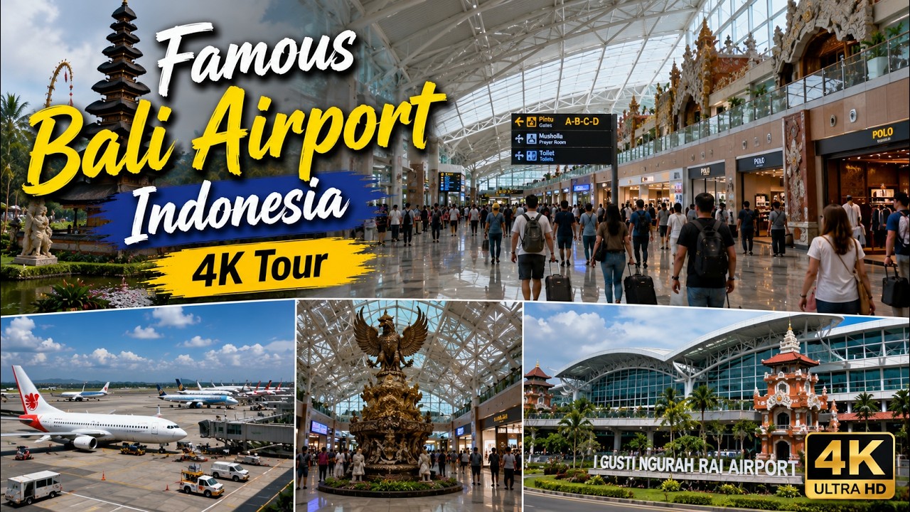 Bali Airport (2025)- A Walkthrough Experience (4K)