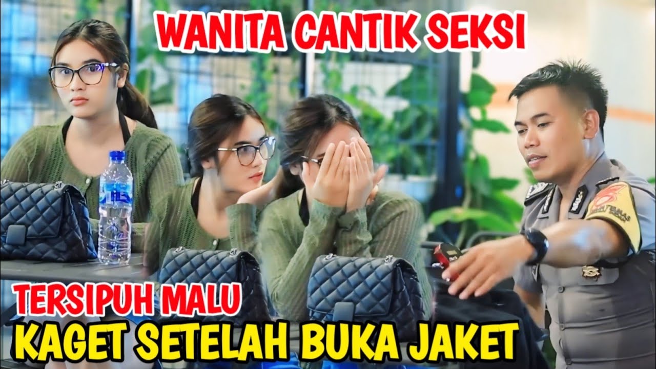 PRANK SHOLAWAT ‼️WANITA CANTIK SEKSI BERKACA MATA KAGET DAN MALU TERNYATA POLISI....!!!