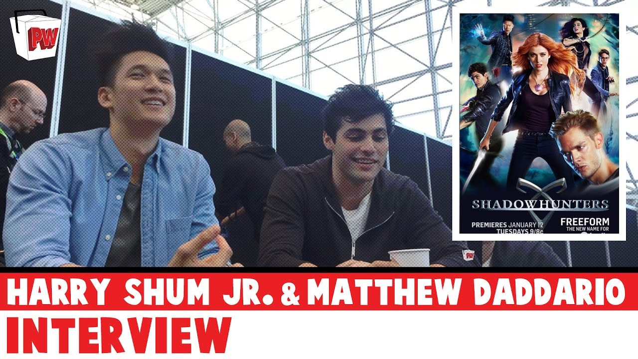SHADOWHUNTERS: Harry Shum Jr. & Matthew Daddario aka MALEC Interview - NYCC 2015