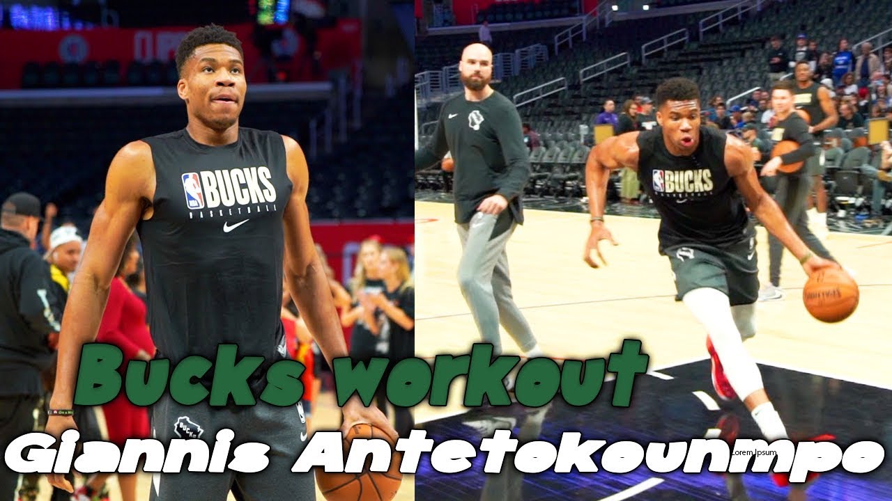 Milwaukee Bucks Giannis Antetokounmpo workout * crazy work ethic *