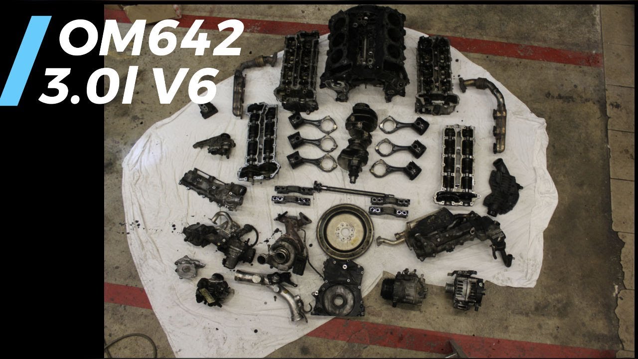 Engine rebuild at home: Mercedes V6 3.0l OM642 Part 1: disassembly