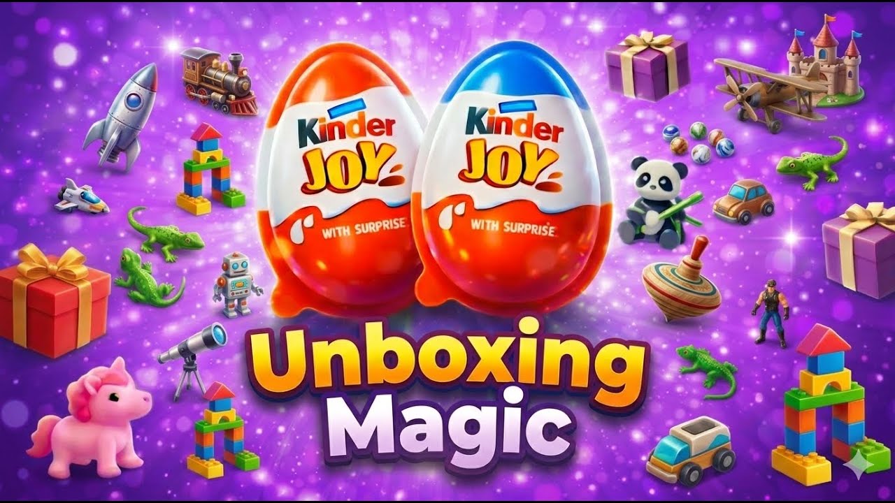 GIANT Surprise Toys Inside Kinder Joy Eggs Opening! 🍫🎁