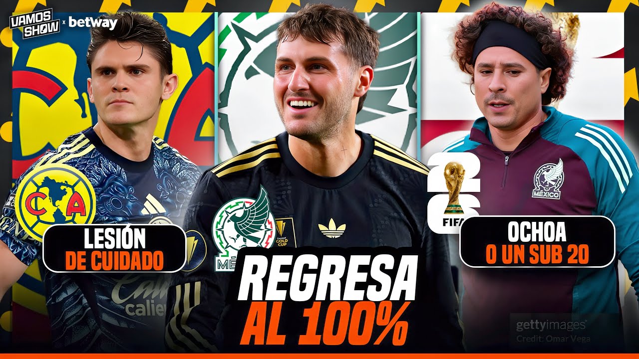 Santi Gimenez vuelve y listo para Mundial;  El tercer portero del Tri será... El Azteca casi listo