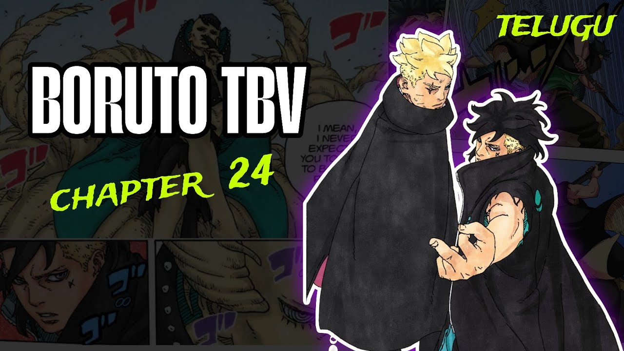 boruto two blue vortex chapter 24 explained in telugu