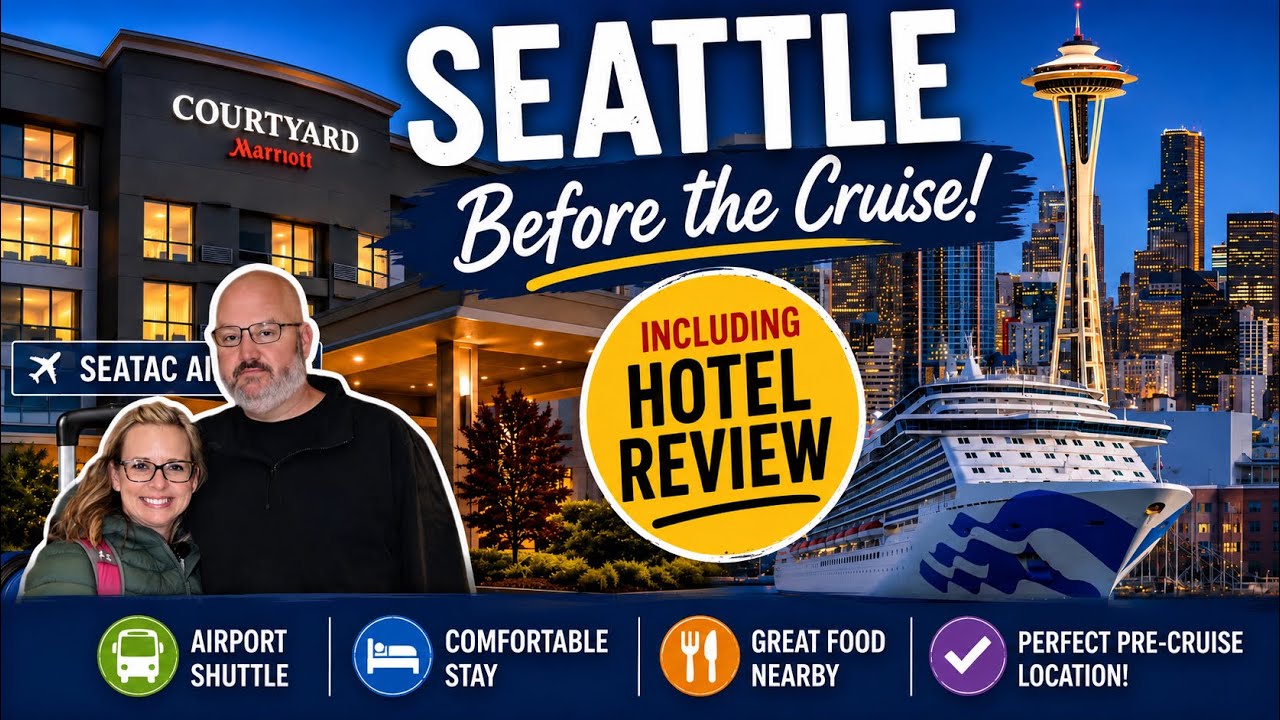 ALASKA Cruise from Seattle: COMPLETE Pre-Cruise Guide | Hotels, Food, Transit & Cruise Tips! ❄️🛳️