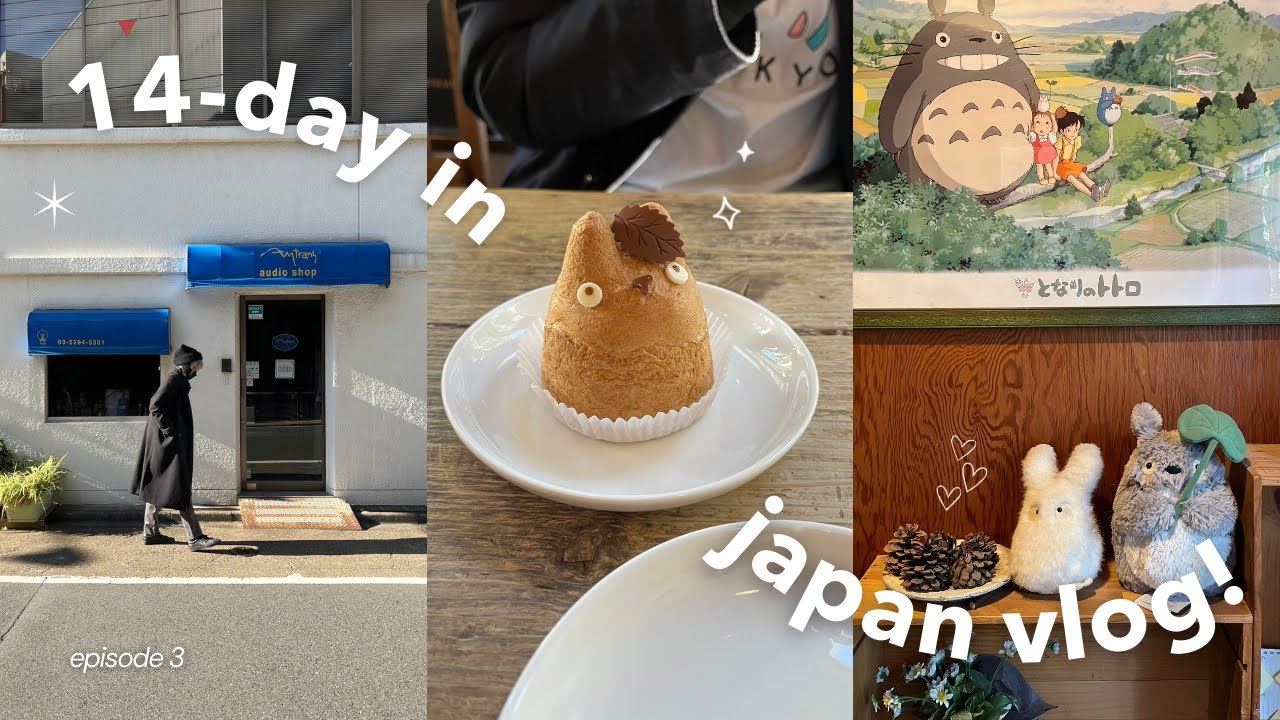 14-day in Japan EP3🍀🇯🇵Totoro Cream Puff Caf&eacute;, Best Curry & Soba Place, New Year Countdown in Tokyo