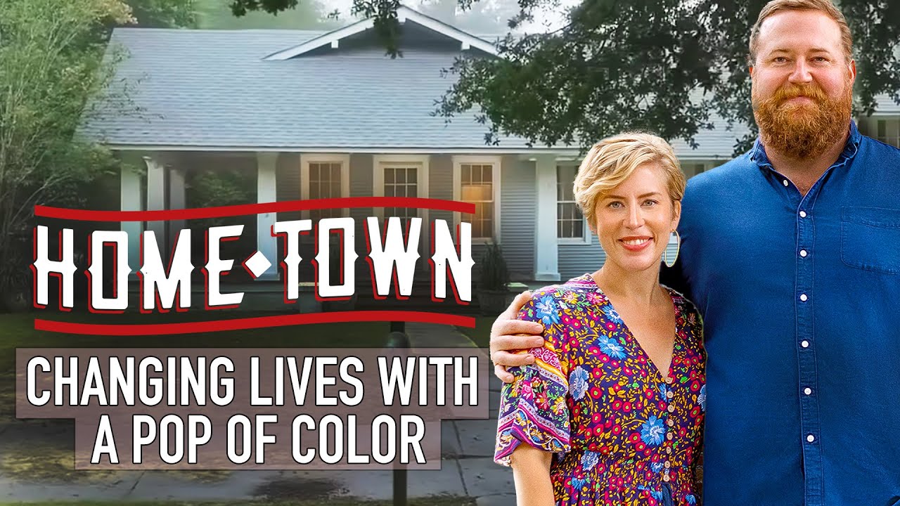 Updating Historical Home Using a POP of Color | Home Town | HGTV