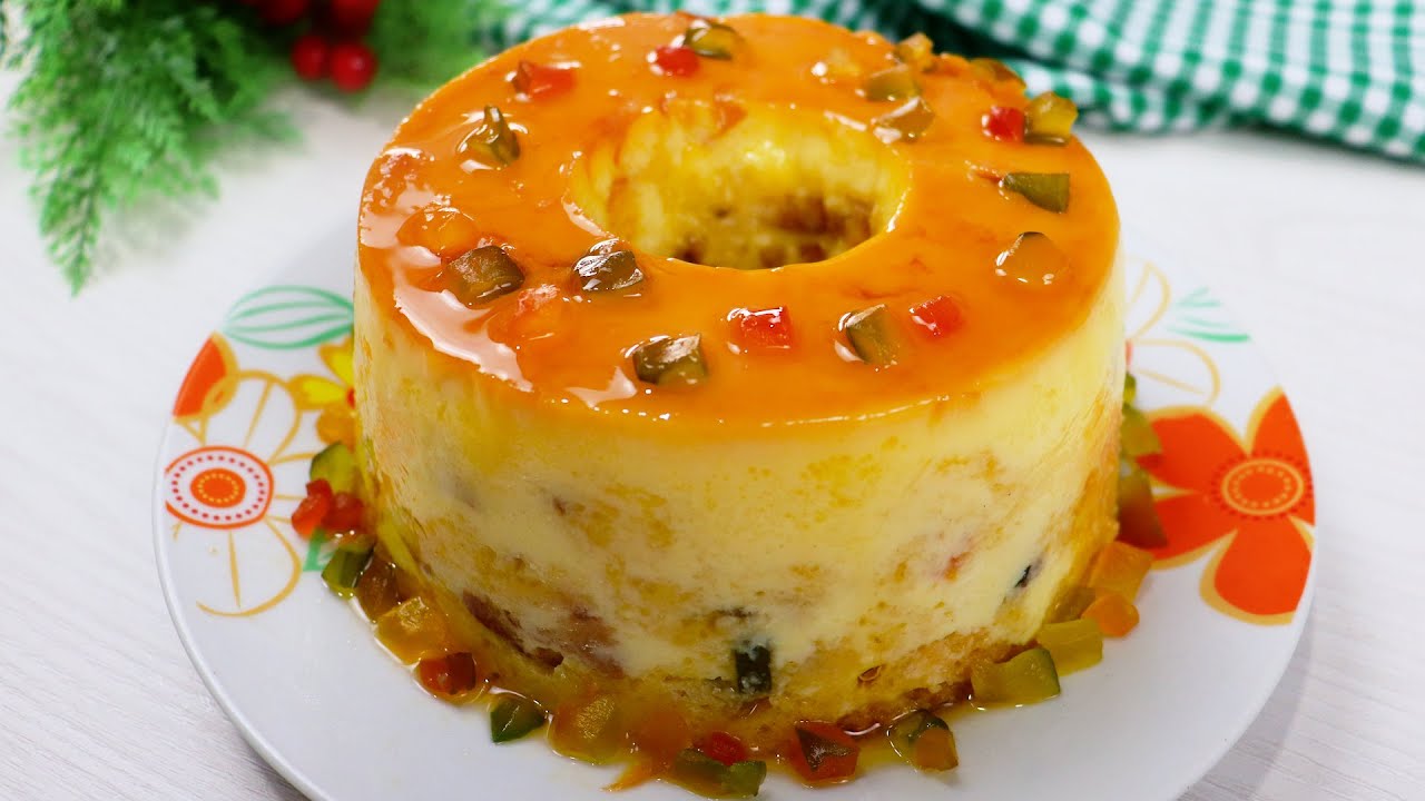 PUDIM DE PANETONE FÁCIL E DELICIOSO