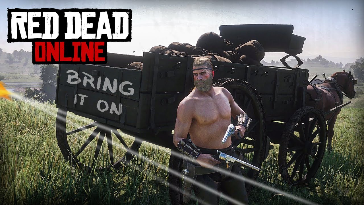 Players Spawn In On Us To Steal & Destroy Our Wagon  |  RED DEAD ONLINE