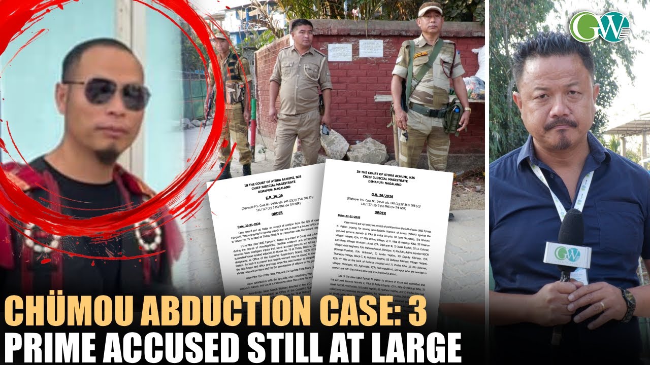 CHÜMOU ABDUCTION CASE: CORDONED OFF AT NSCN (K) KHANGO–VUSSHE CFSB OFFICE; HUNT ON FOR 3 ACCUSED