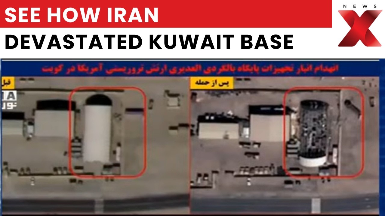 Before And After Images Show Damage To US Base In Kuwait After Iran Attack | NewsX