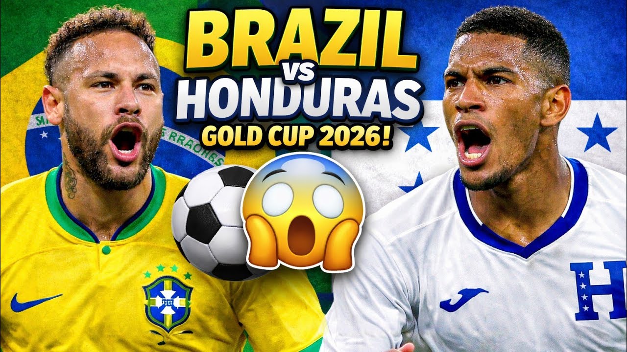 Brazil vs Honduras 🔥 Gold Cup 2026 | Crazy Goals! / 121-365 days... ..