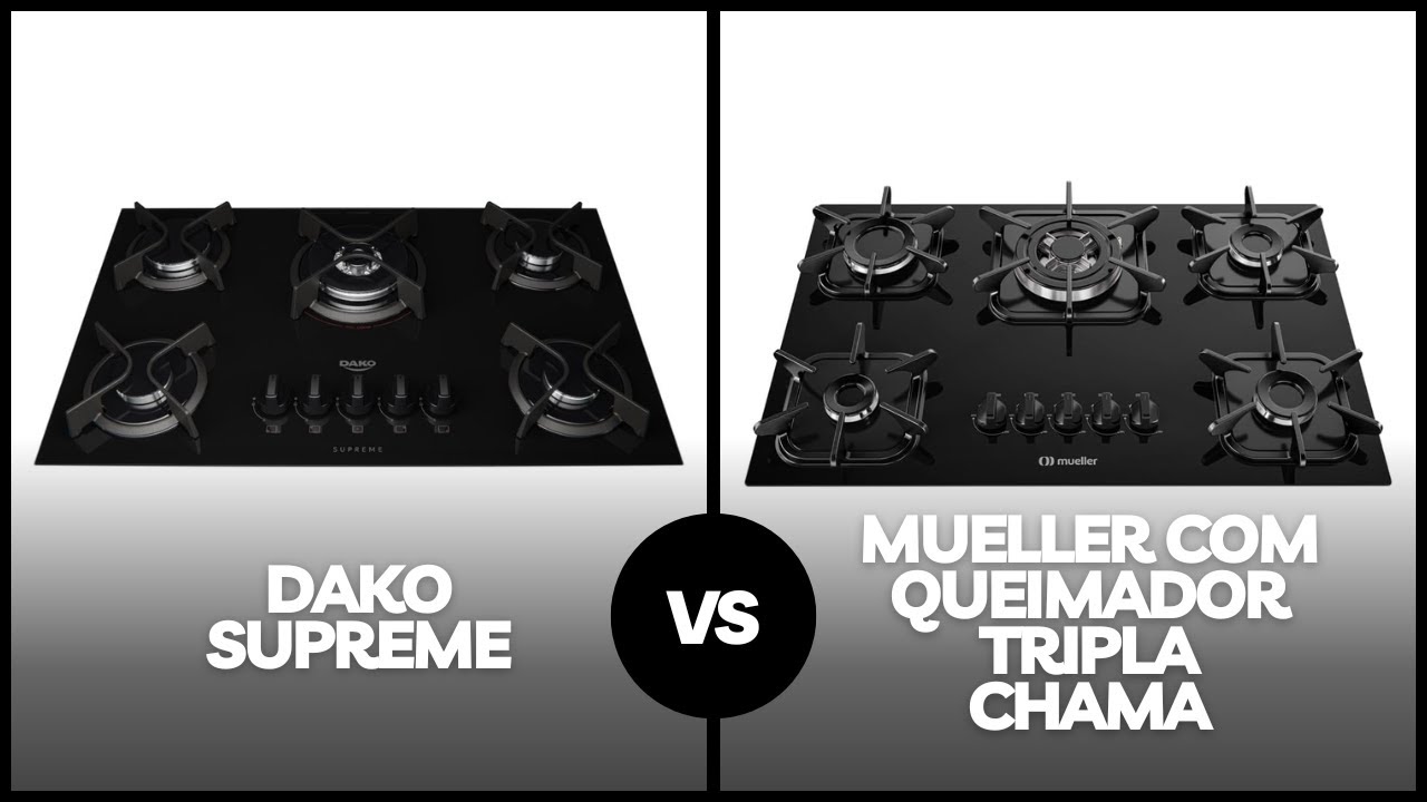 Qual Cooktop 5 Bocas Vale Mais a Pena: Dako Supreme ou Mueller?