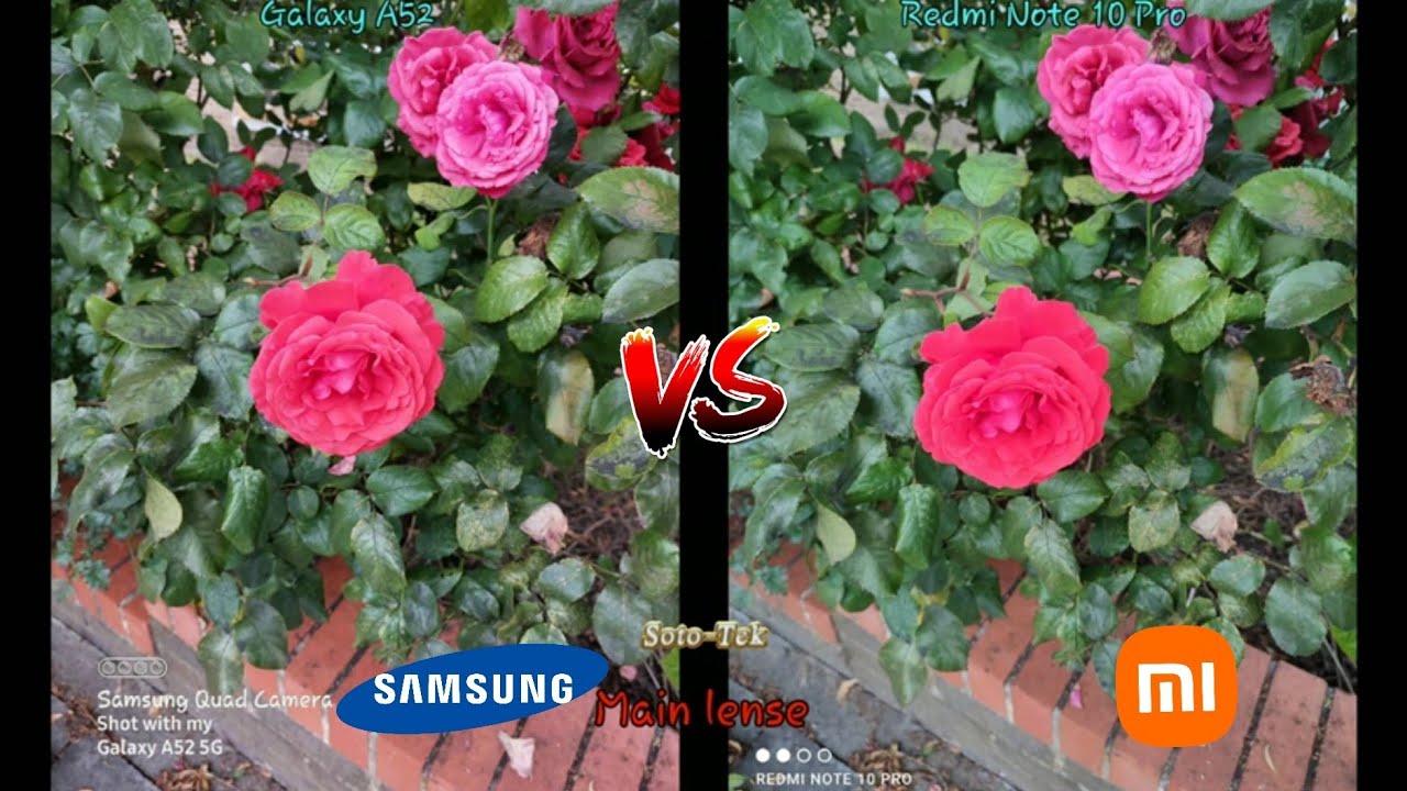 Galaxy A52 5G vs Redmi Note 10 Pro Camera comparison. Which one is better? detailed comparison.