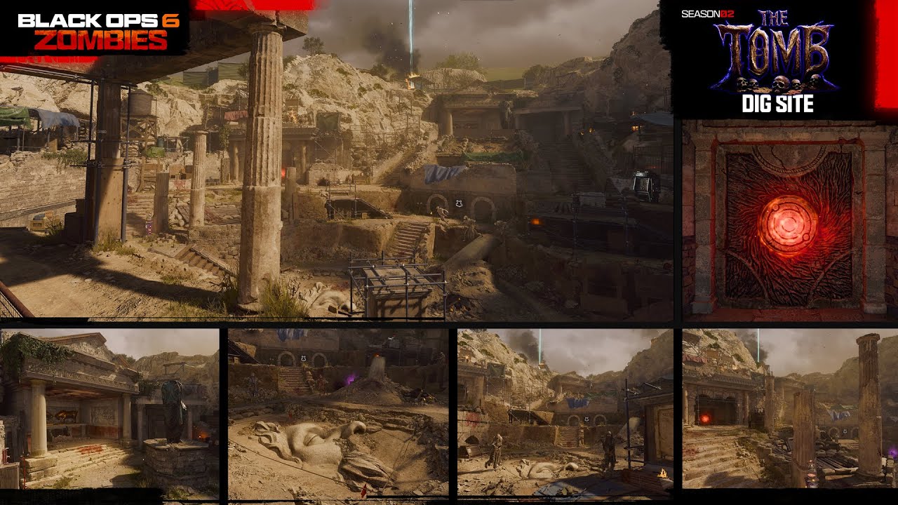 The Tomb Zombie Map  - Black Ops 6 Zombie Online - Highest Rounds With Viewers