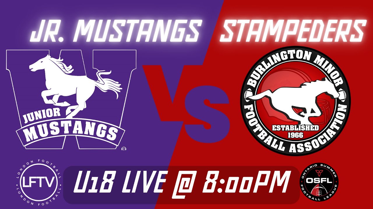 OSFL U18-AAA - Burlington Stampeders at London Jr. Mustangs