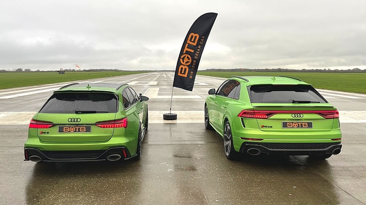 DRAG RACE! AUDI RS6 AVANT VS RSQ8!