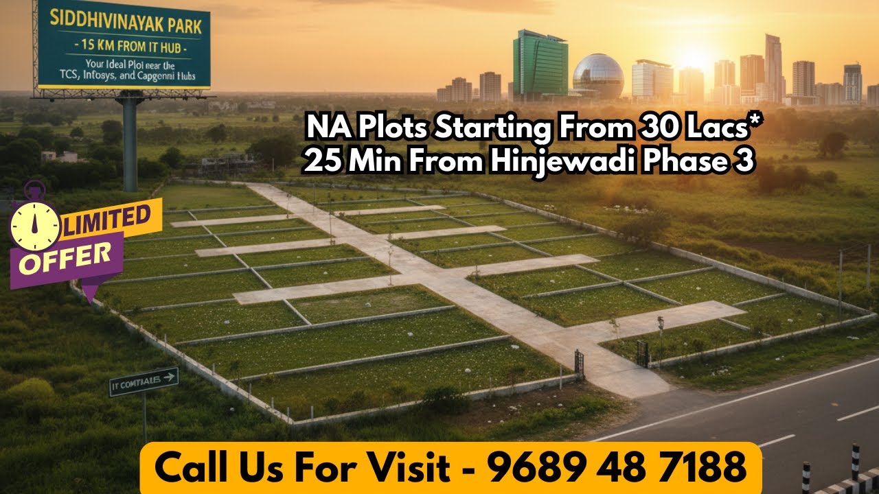 Premium NA plots near Hinjewadi phase 3 | #MRE #MokashiRealEstate | Plots in Pune | Plots in Paud