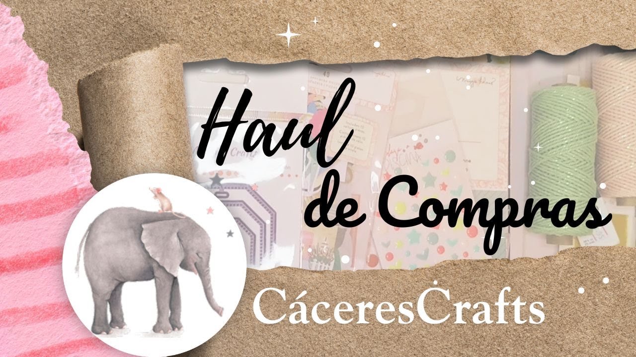 HAUL de compras SCRAPBOOKING descuentos | CáceresCrafts
