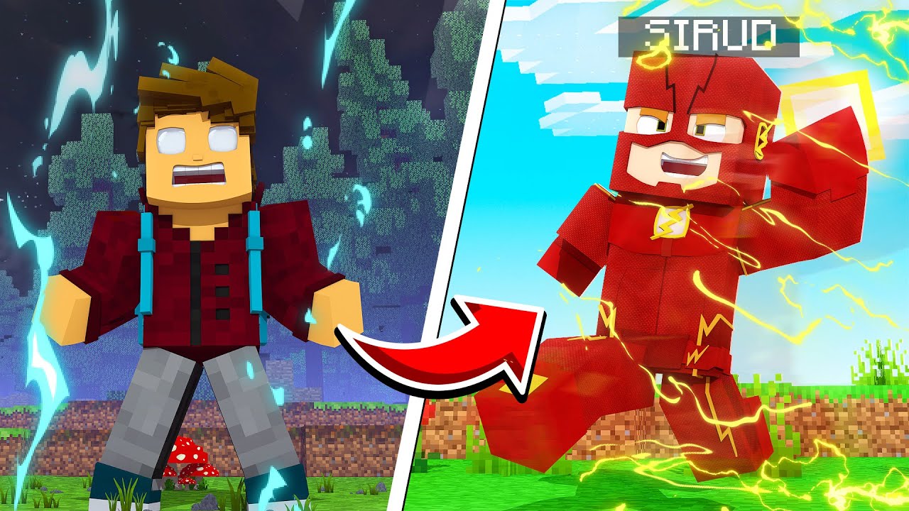 I BECAME The FLASH In MINECRAFT!