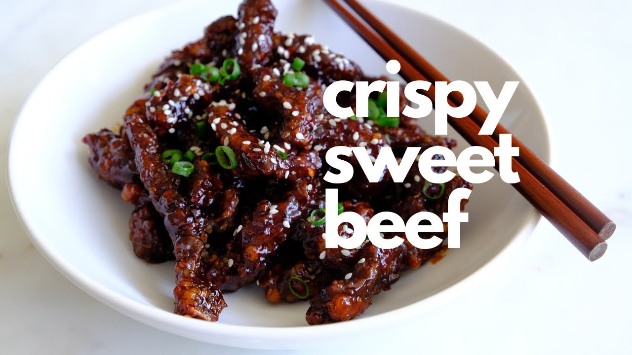 SWEET AND CRISPY BEEF | HOME TAKE OUT MEALS | EASY RAMADAN, QUARANTINE RECIPES | ILHAN. A