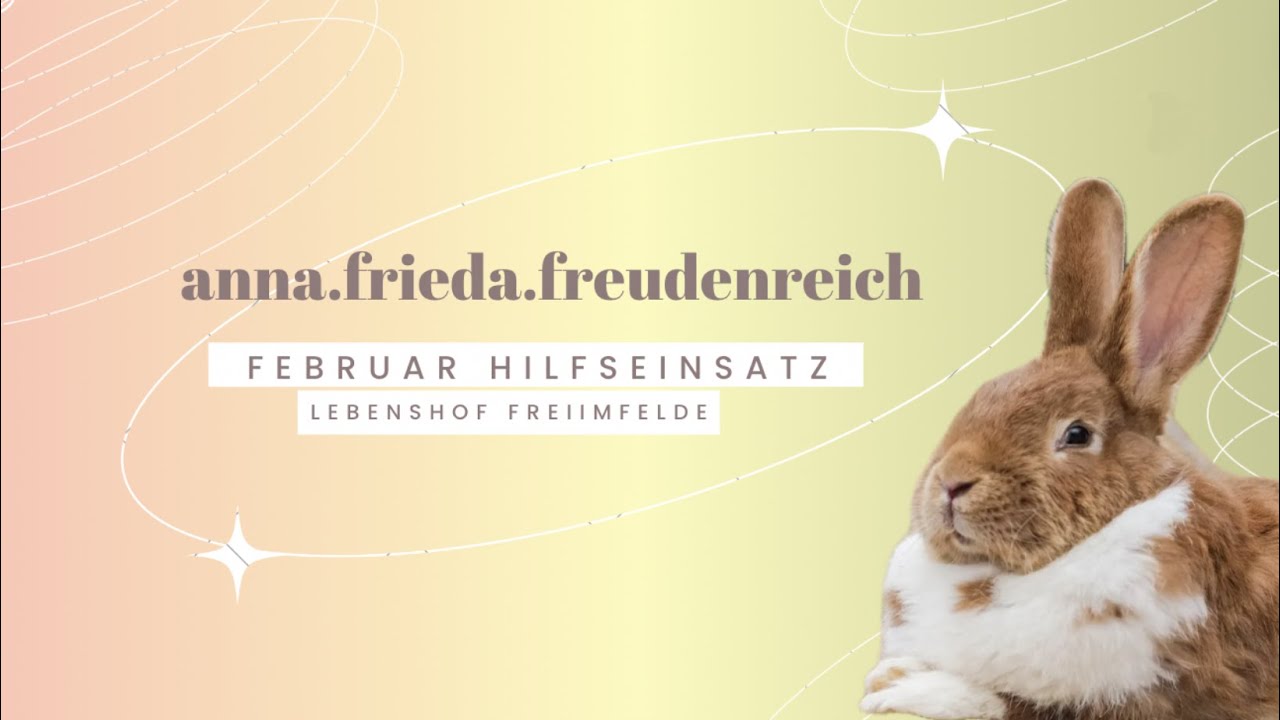 Februar Hilfseinsatz auf dem Lebenshof Freiimfelde - Anna Frieda Freudenreich