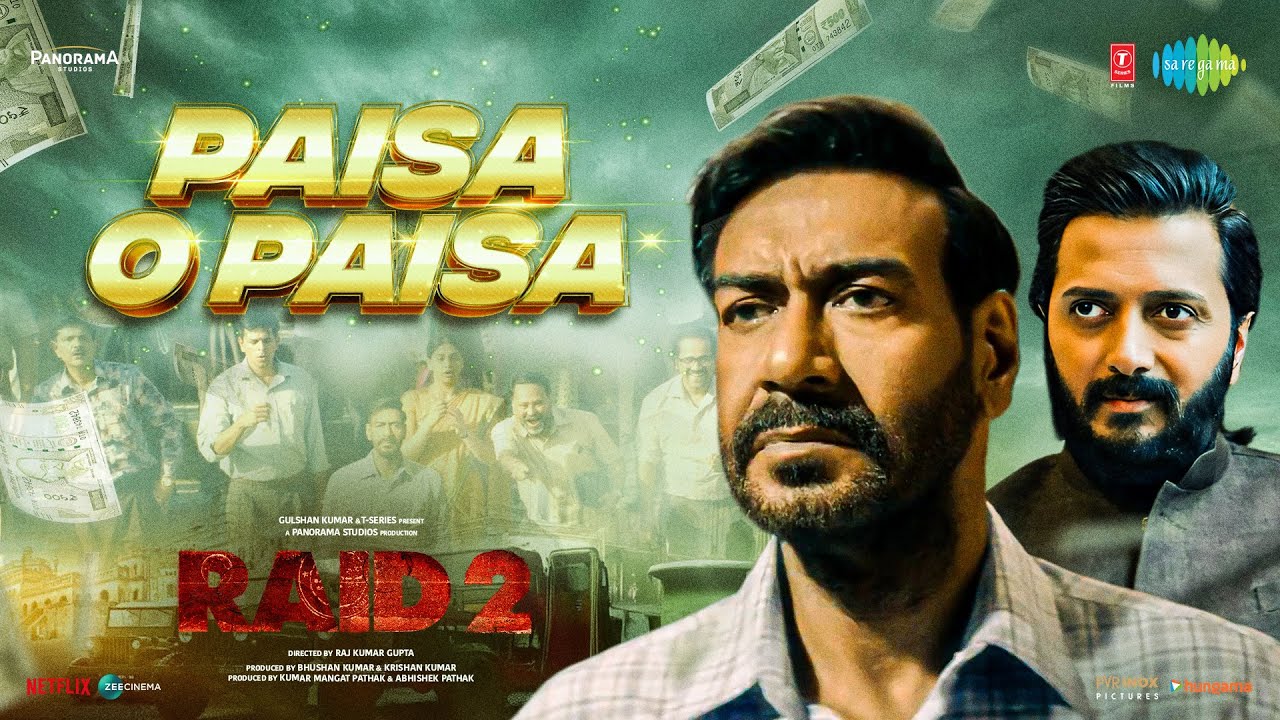Paisa O Paisa | Raid 2 | Ajay Devgn, Riteish Deshmukh | Kishore Kumar, Anand Bakshi