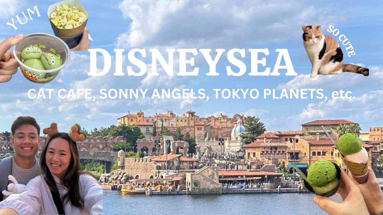 DisneySea, Cat Cafe, & more Tokyo! | First Time in Japan Series