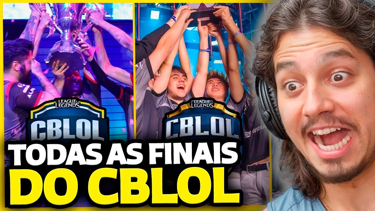 OS ÚLTIMOS MINUTOS DE CADA FINAL DO CBLOL! (2013-2024) - React Kennzy