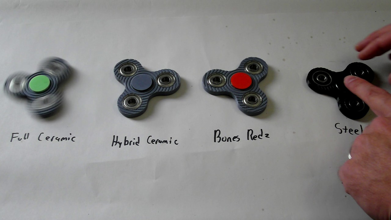 Bearing Comparison for Fidget Spinner Fidget Toys