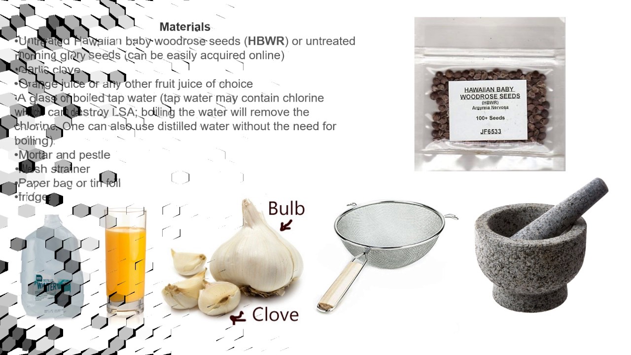 Simple Nausea Free LSA extraction