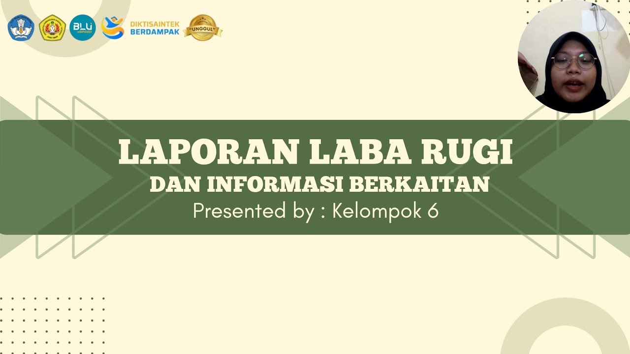 CH 4 LAPORAN LABA RUGI & INFOMASI BERKAITAN DAN CH 5 LAPORAN POSISI KEUANGAN & ARUS KAS
