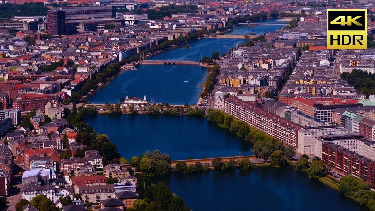 Copenhagen, Denmark 4K Ultra HD Drone Video - Flying over Denmark | 4K 120FPS