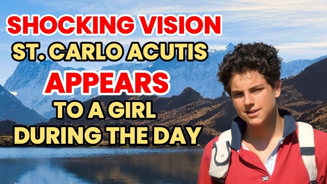 Shocking Vision: St. Carlo Acutis Appears to a Girl During the Day