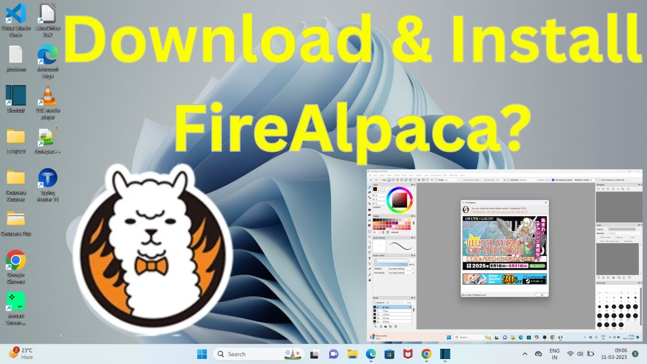 How to Download & Install FireAlpaca in Windows 11?