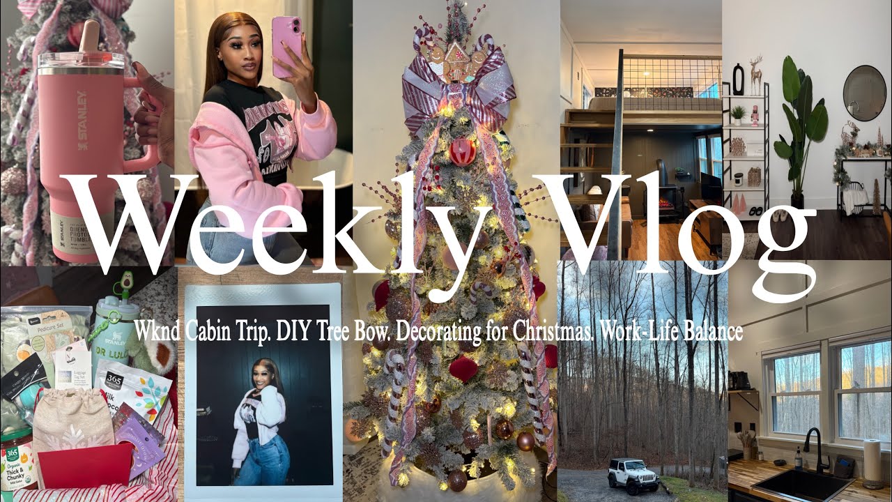 VLOGMAS: Неделя из моей жизни | Время пришло, поездка на дачу на выходные, тайный Санта, как всё ...