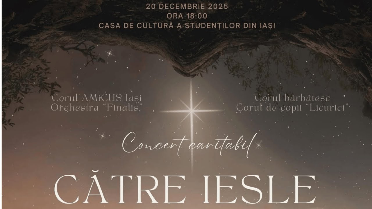 Concert caritabil „Către iesle” - Amicus Iași | Casa de Cultură a Studenților