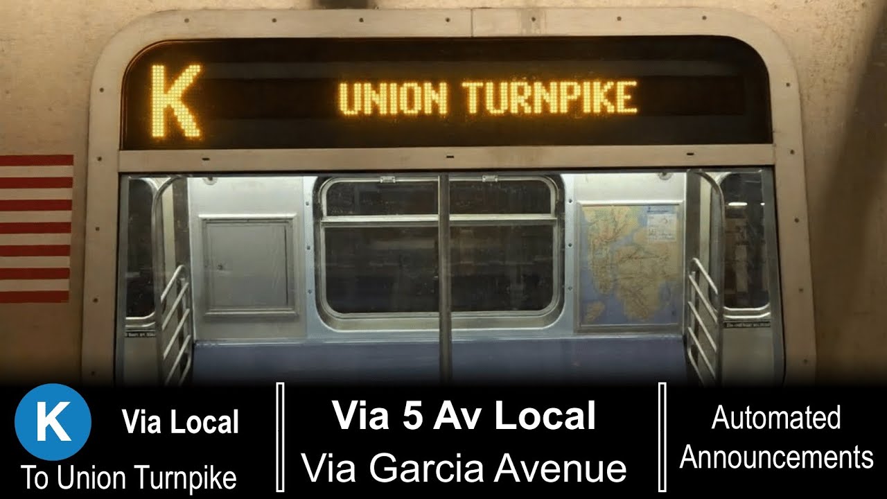 PTA IRL R179 K train to Union Turnpike announcements