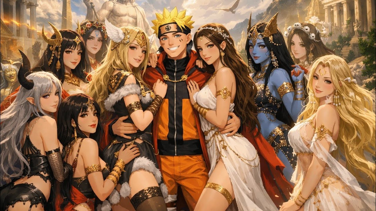 What If Naruto Entered a World of Gods and Built a Harem Across All Factions?