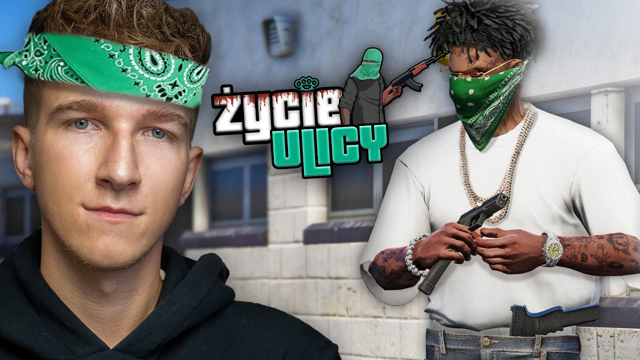 GTA V ŻYCIE ULICY #1 - Dołączyliśmy DO GANGU🔫
