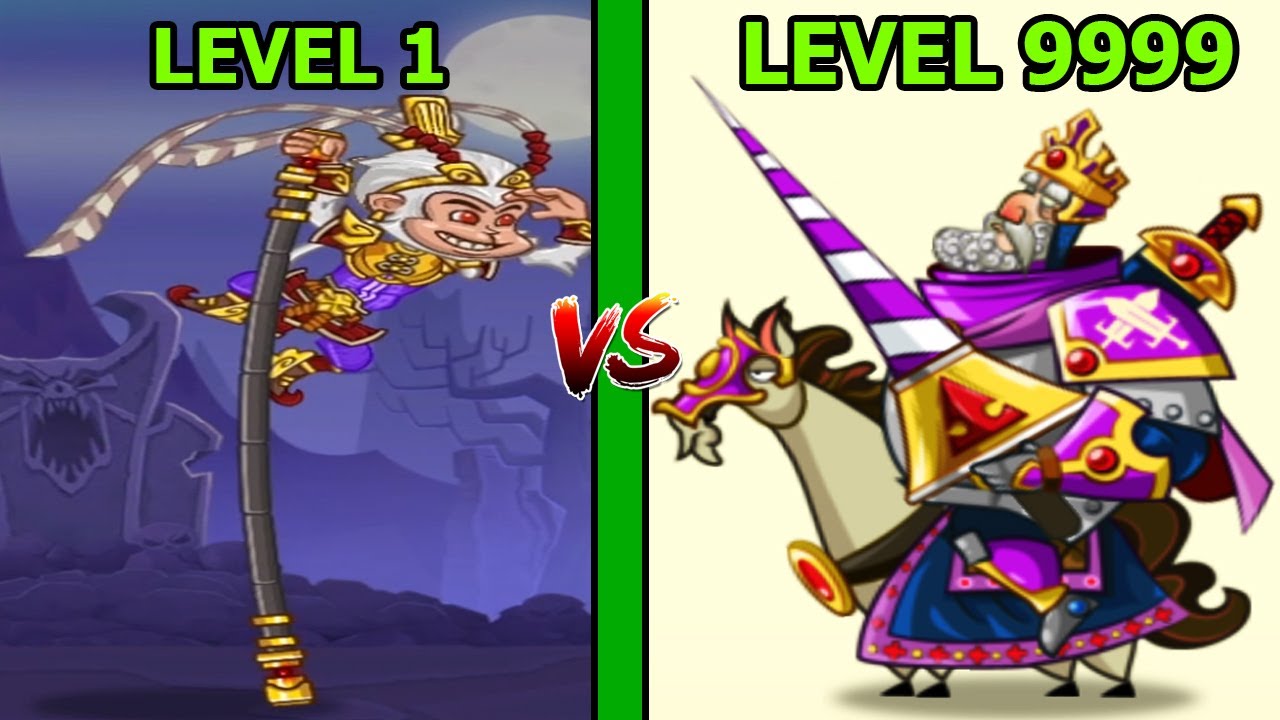 VỊ VUA MẠNH NHẤT LVL 100 VỚI 75K DAME VS NGỘ KO - Tower Conquest - TOP GAME ANDROID IOS THÀNH EJ