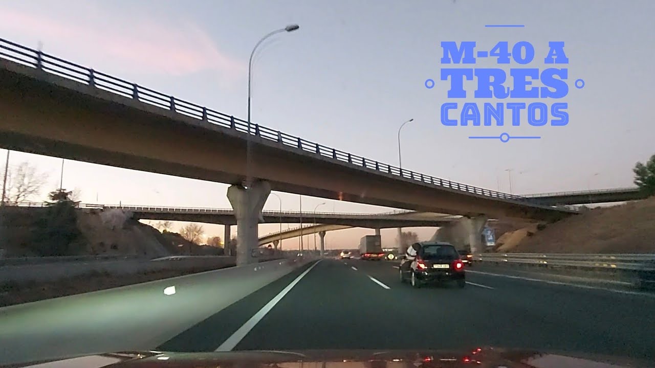 M-40 A TRES CANTOS (MADRID)