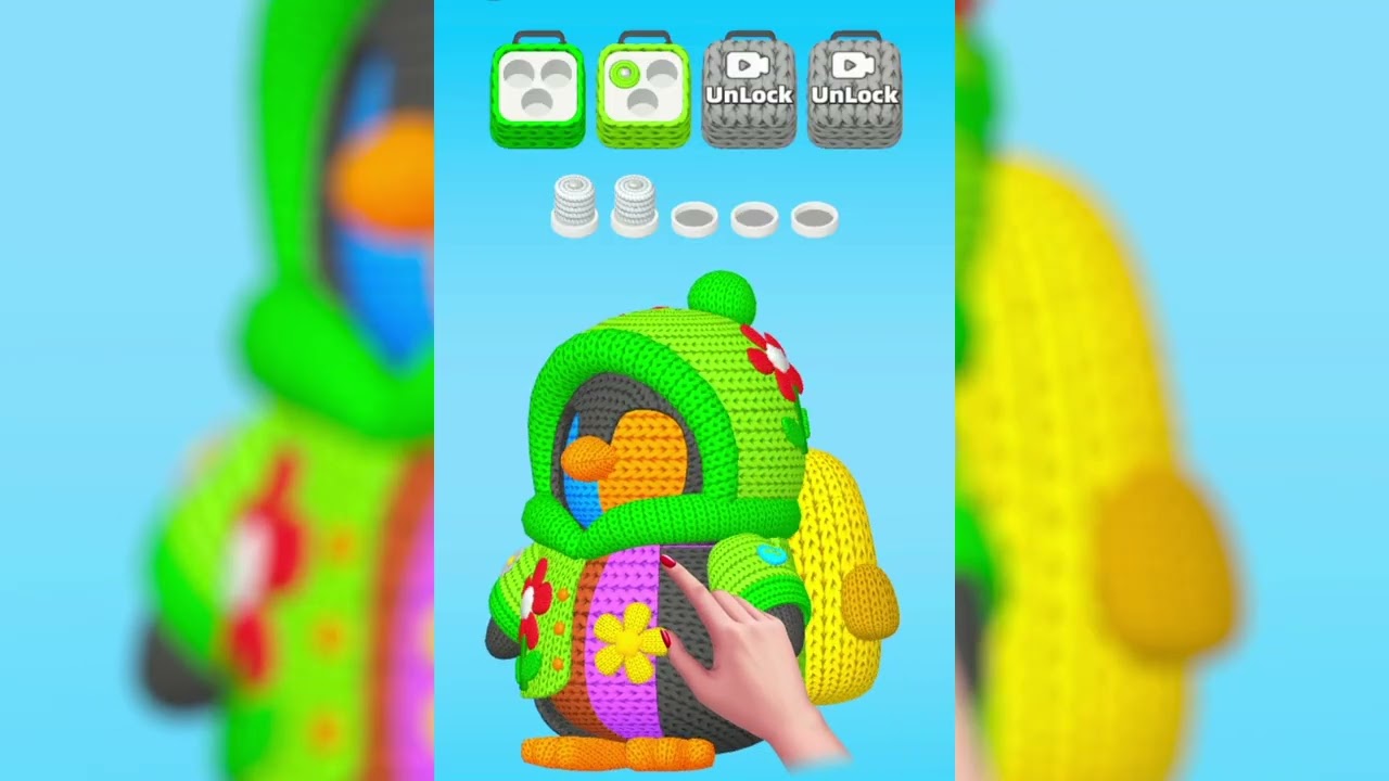 Unwind your mind with Yarn Match 3D!