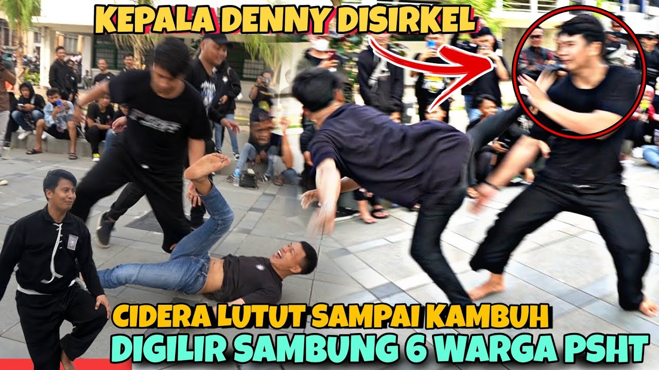 kepala Denny disirkel & cidera Lutut kambuh, 6 warga PSHT digilir denny sambung Persaudaraan