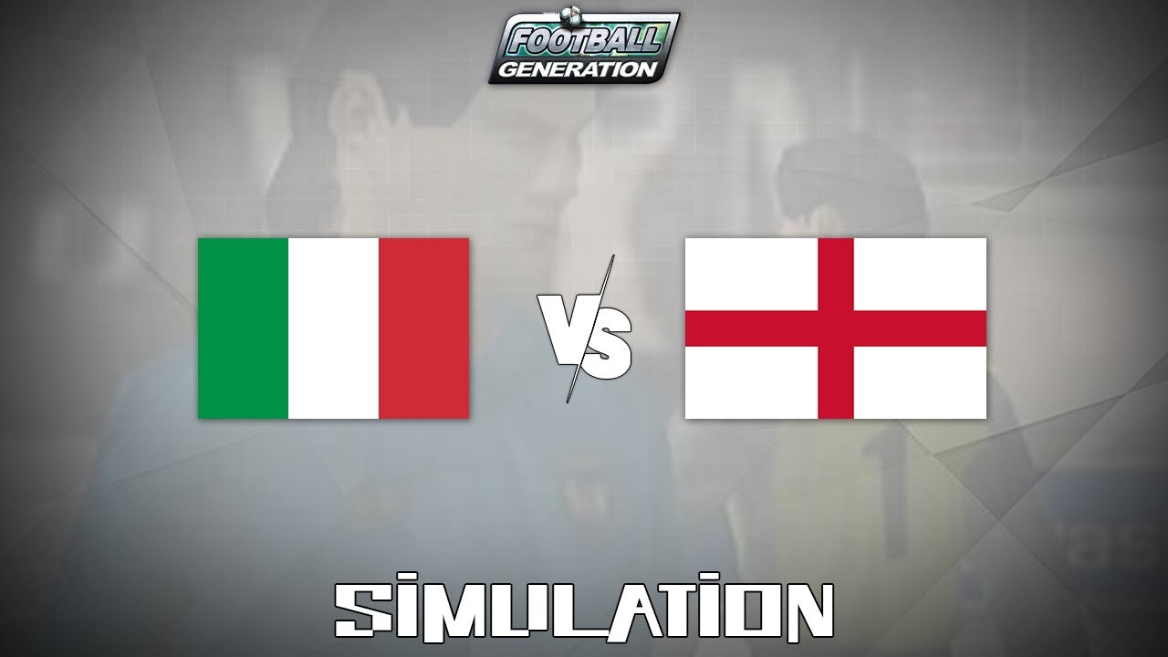 Football Generation (2006) - Italy vs England [Gameplay Simulation]