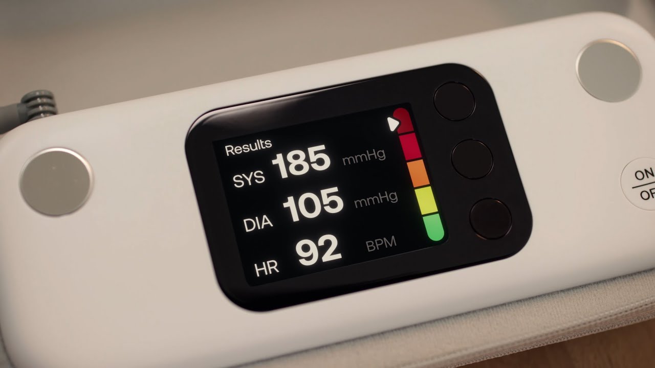 BPM Vision - Blood Pressure Monitor with Colour Screen and XL Cuff