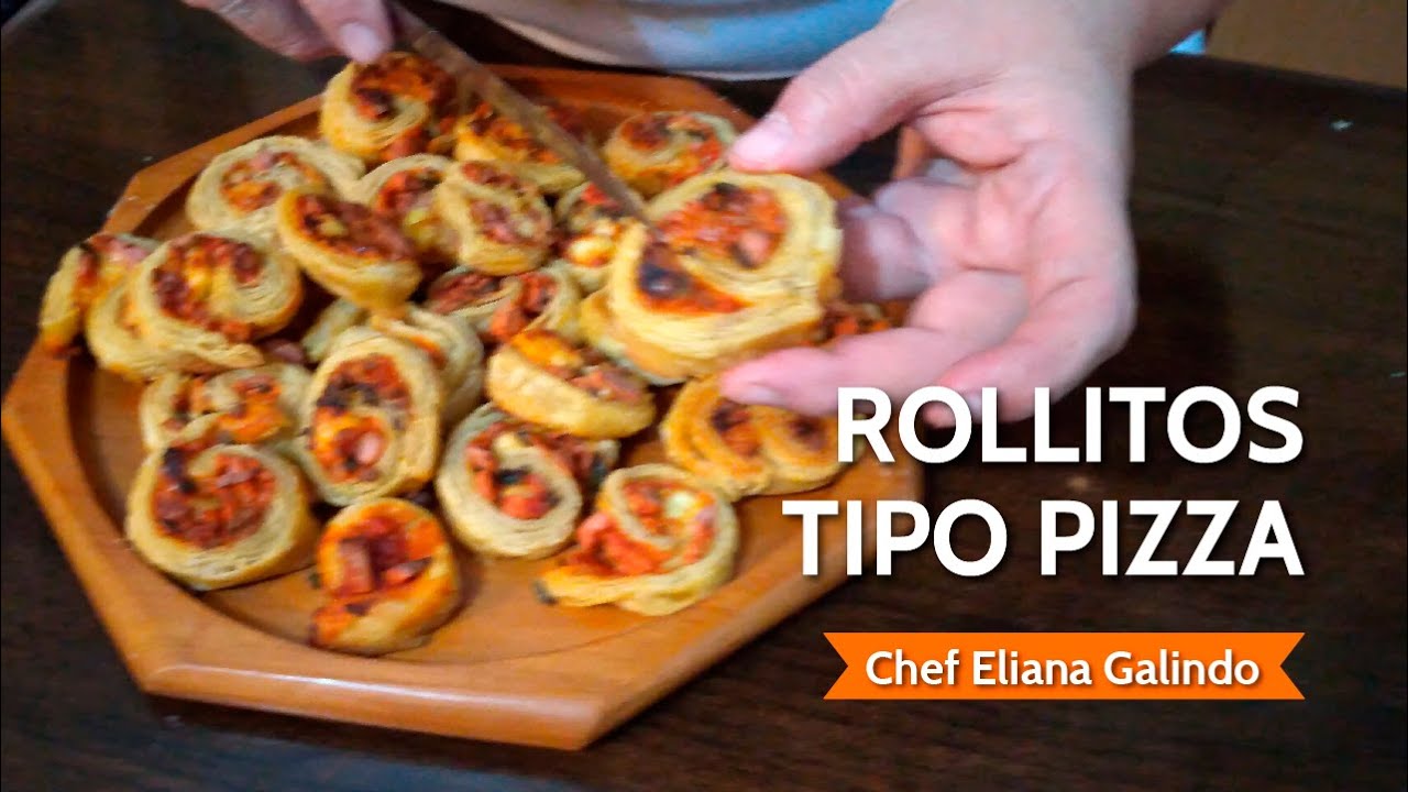 🍕 ENRROLLADITOS O REMOLINOS TIPO PIZZA | Bocaditos dulces y salados
