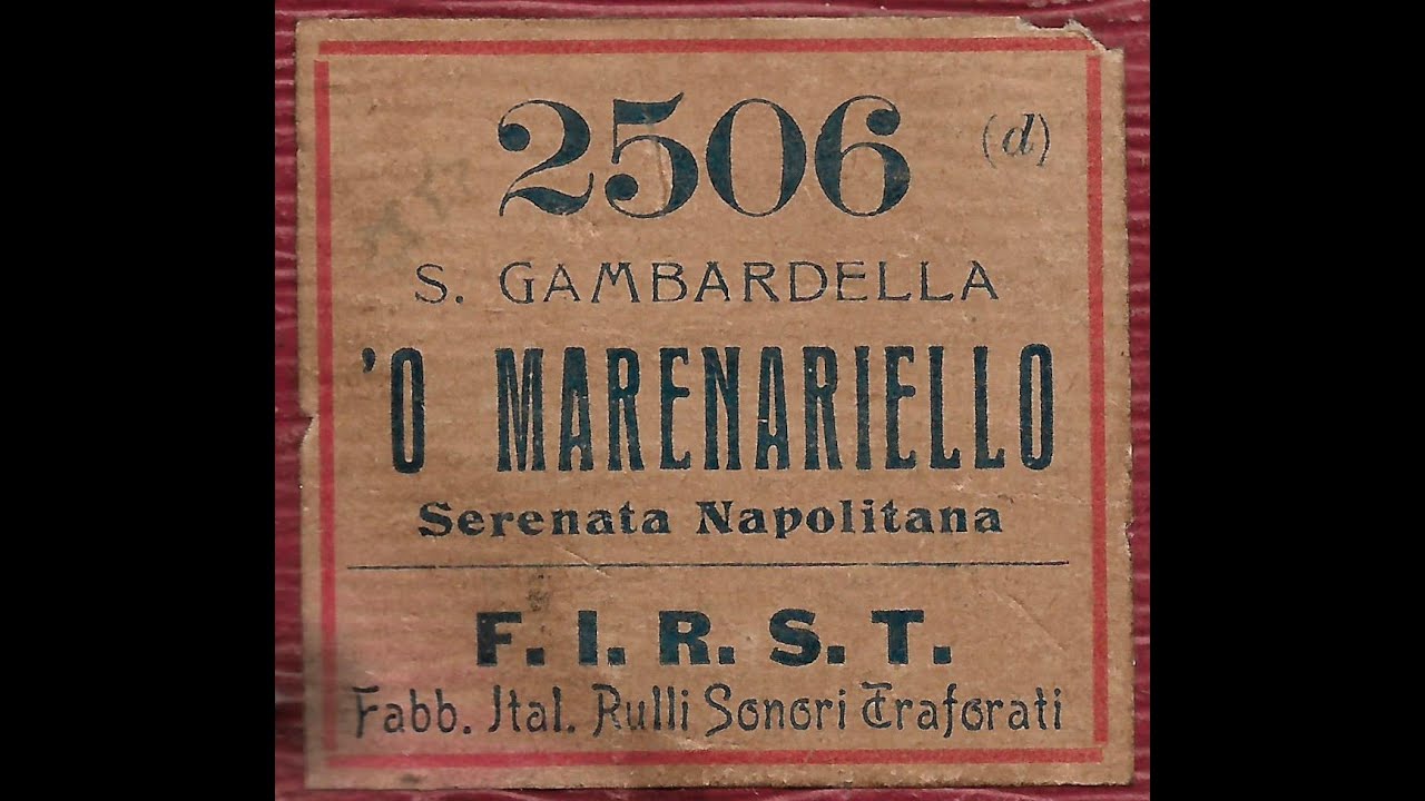 'O Marenariello: Serenata Napolitana - Gambardella, dde Viedma, Patagonia Argentina, Horacio Asborno