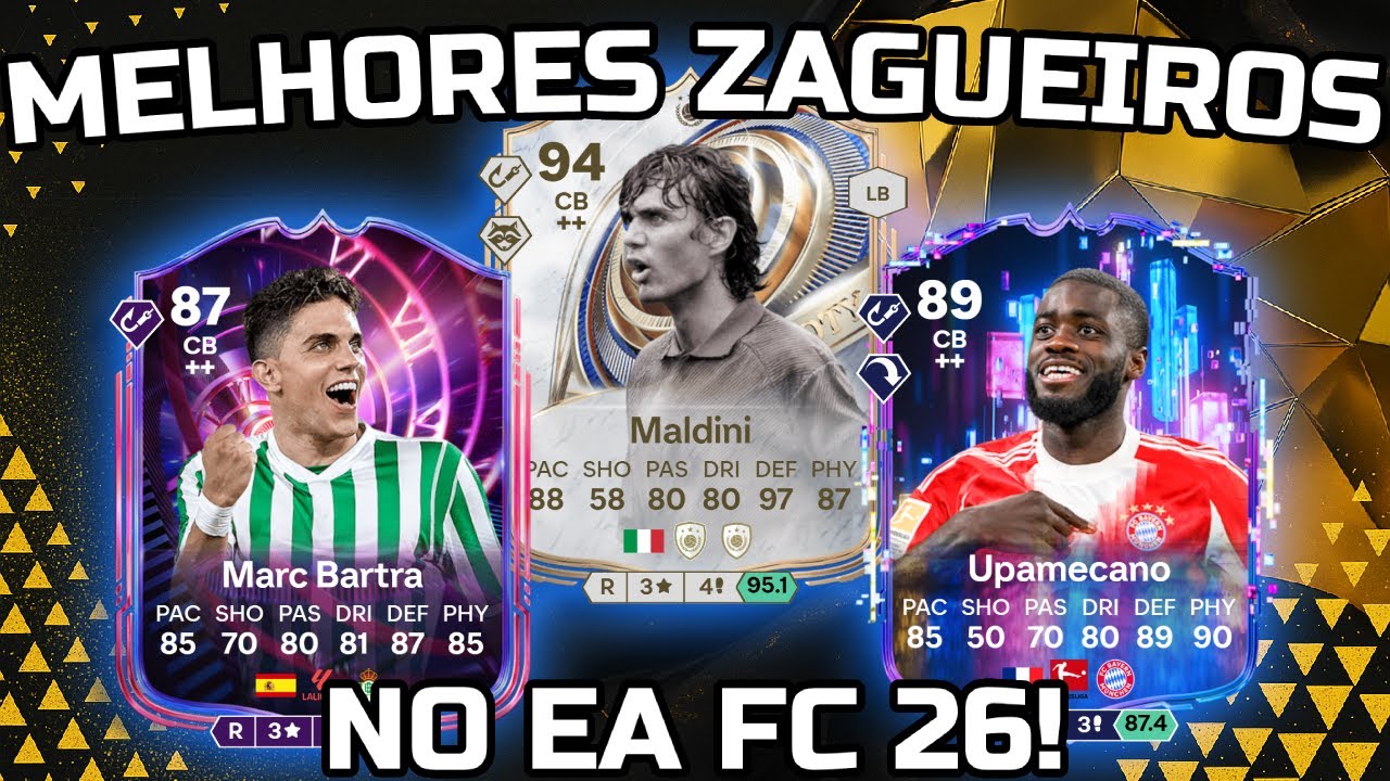 EA FC 26 - Melhores Zagueiros ATUALIZADOS por Faixa de Preço no Ultimate Team